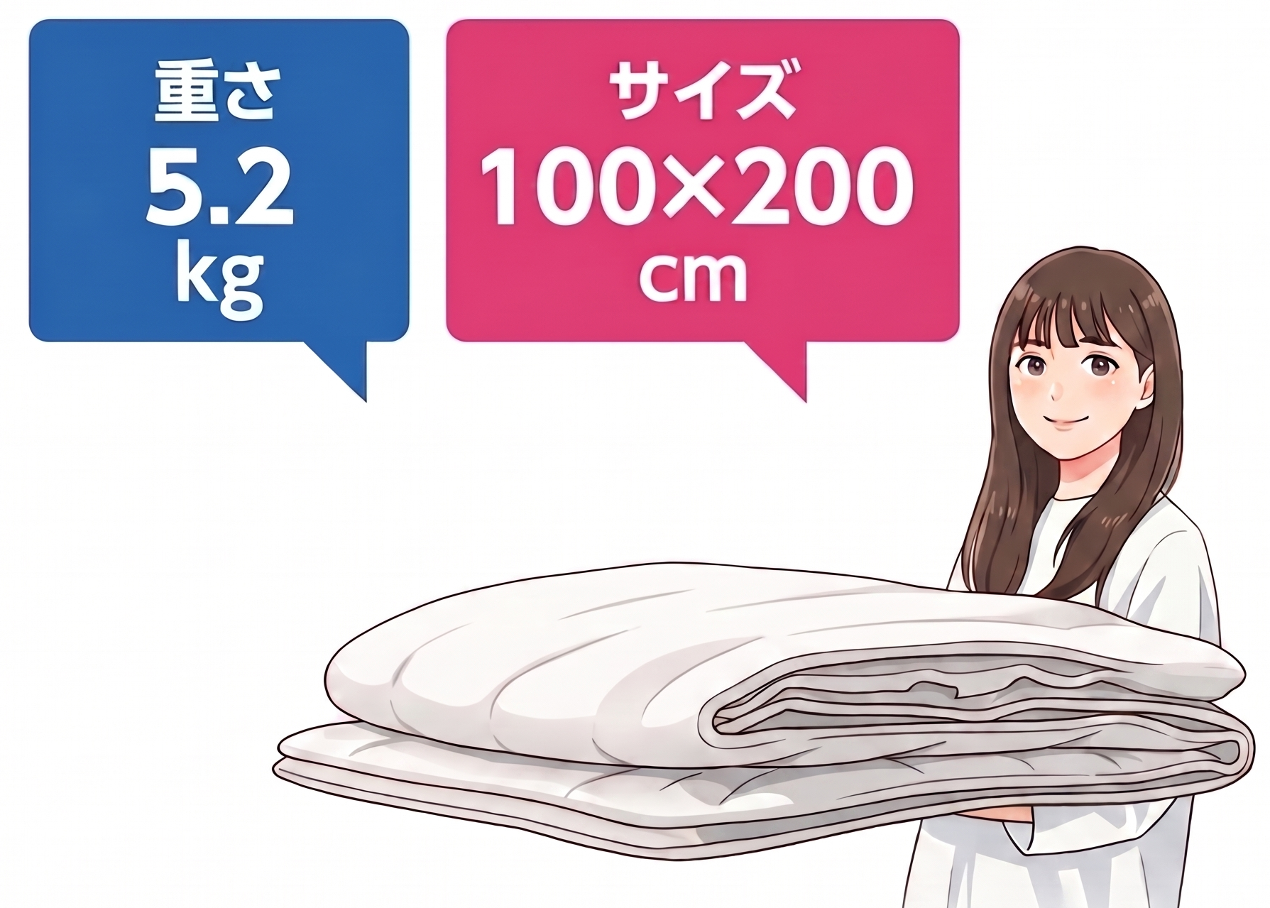 軽くて、取り扱いが楽々